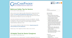 Desktop Screenshot of gericarefinder.com